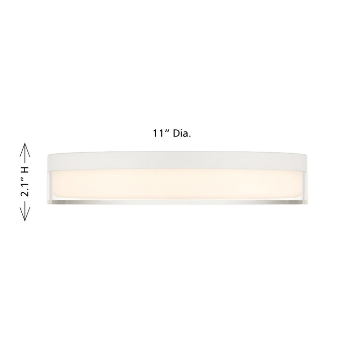 Savoy House - 6-4444-11-WH - LED Flush Mount - Clarion - White