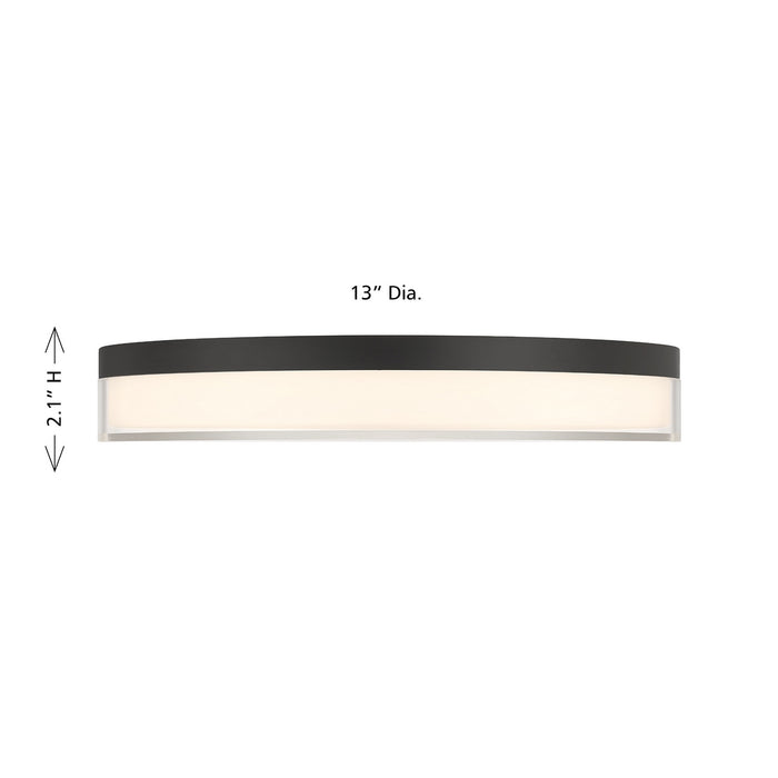 Savoy House - 6-4444-13-BK - LED Flush Mount - Clarion - Black