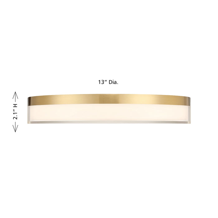 Savoy House - 6-4444-13-BR - LED Flush Mount - Clarion - Brass
