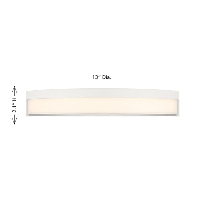 Savoy House - 6-4444-13-WH - LED Flush Mount - Clarion - White