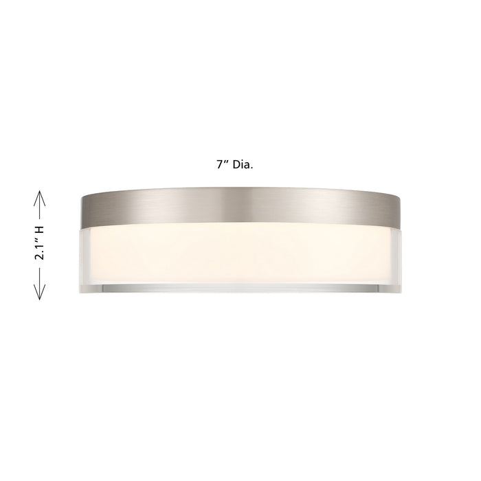 Savoy House - 6-4444-7-SN - LED Flush Mount - Clarion - Satin Nickel