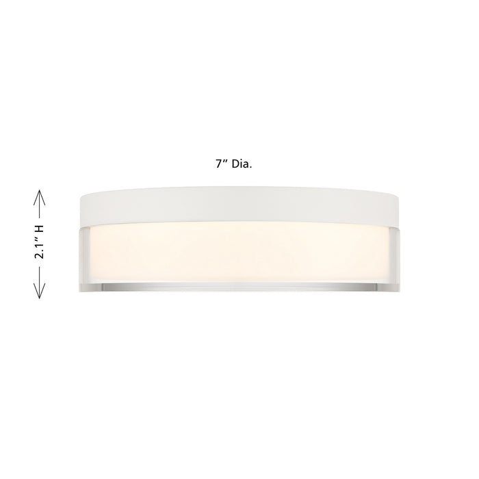 Savoy House - 6-4444-7-WH - LED Flush Mount - Clarion - White