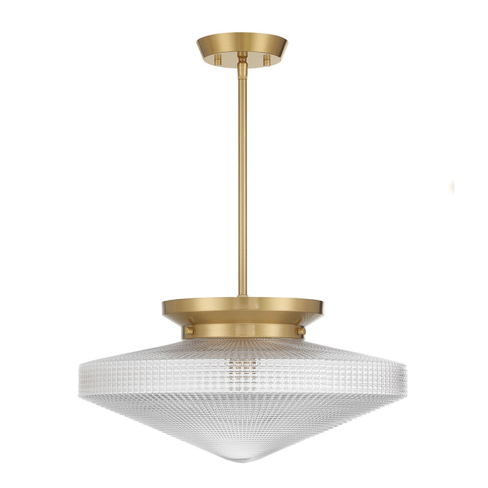 Savoy House - 6-4464-1-322 - One Light Convertible - Norwich - Warm Brass