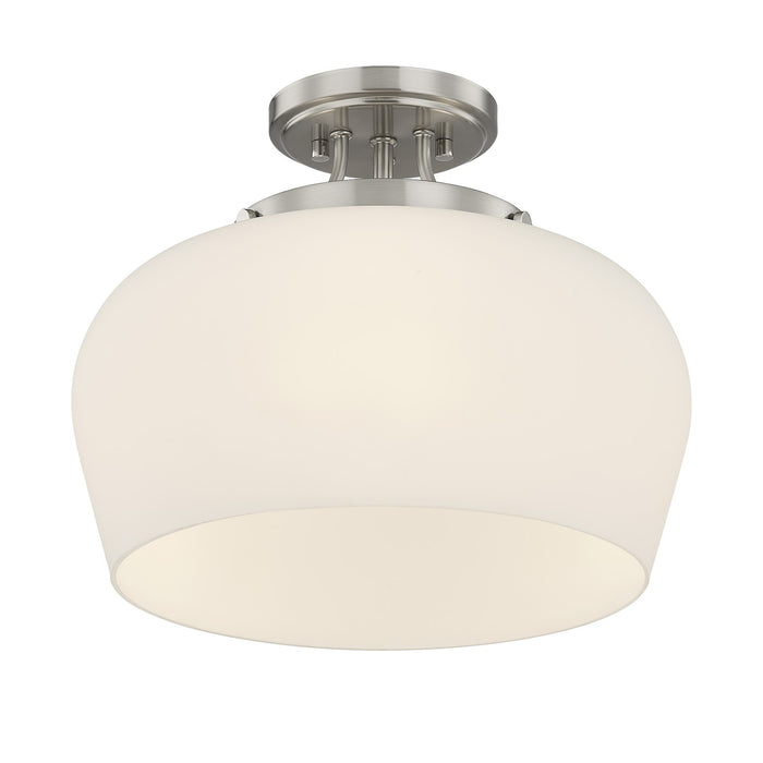 Savoy House - 6-6035-3-SN - Three Light Semi-Flush Mount - Octave - Satin Nickel