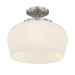 Savoy House - 6-6035-3-SN - Three Light Semi-Flush Mount - Octave - Satin Nickel