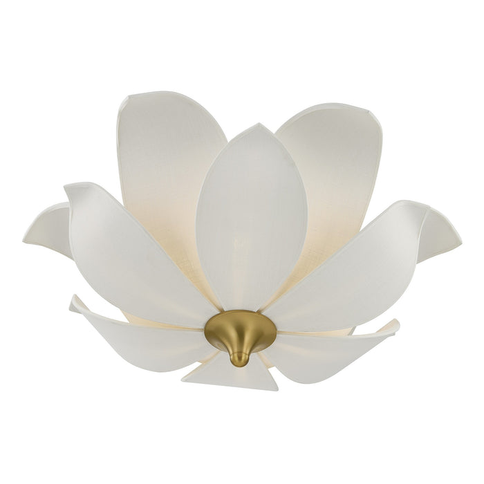 Savoy House - 6-7163-6-322 - Six Light Convertible Semi-Flush/Pendant - Elsie - Warm Brass