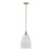 Savoy House - 7-1244-1-127 - One Light Pendant - Baldwin - Noble Brass