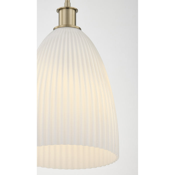 Savoy House - 7-1244-1-127 - One Light Pendant - Baldwin - Noble Brass