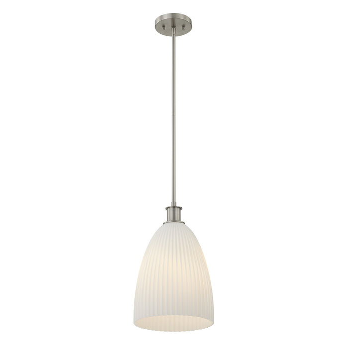 Savoy House - 7-1244-1-SN - One Light Pendant - Baldwin - Satin Nickel