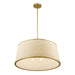 Savoy House - 7-2044-6-328 - Six Light Pendant - Sombra - Spun Gold