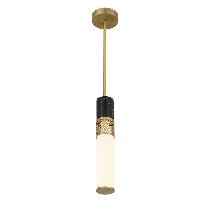 Savoy House - 7-2916-1-322 - LED Pendant - Farrell - Warm Brass