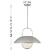 Savoy House - 7-3070-1-SN - One Light Pendant - Lehigh - Satin Nickel
