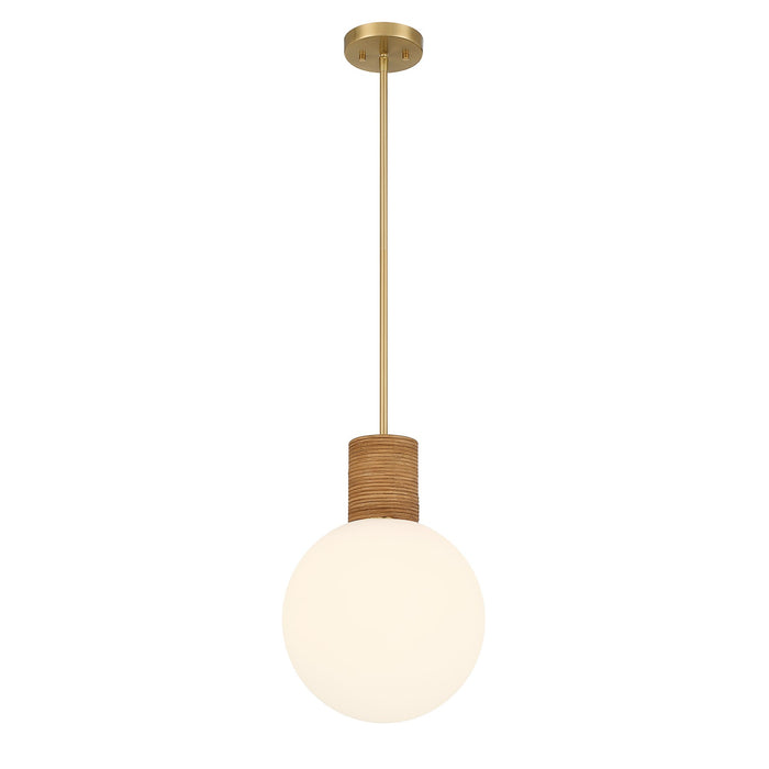 Savoy House - 7-4082-1-322 - One Light Pendant - Jarrell - Warm Brass