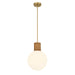 Savoy House - 7-4082-1-322 - One Light Pendant - Jarrell - Warm Brass