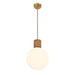 Savoy House - 7-4082-1-322 - One Light Pendant - Jarrell - Warm Brass