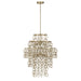 Savoy House - 7-4902-9-127 - Nine Light Pendant - Sententas - Noble Brass