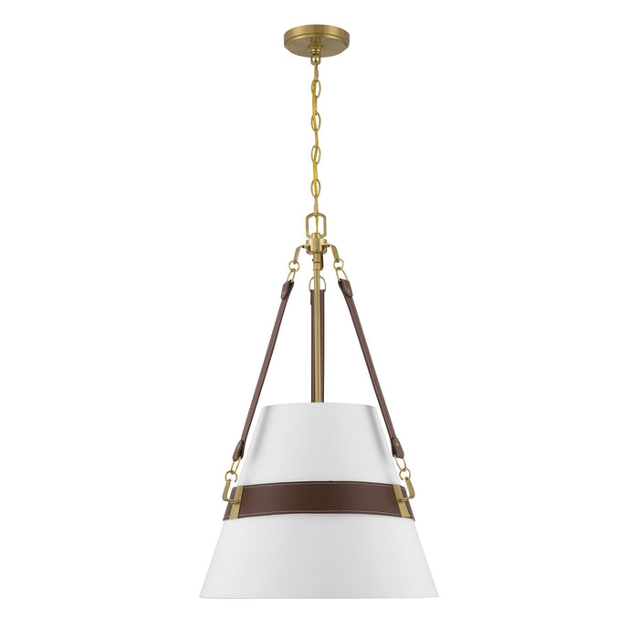 Savoy House - 7-5627-3-322 - Three Light Pendant - Corinth - Warm Brass