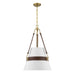 Savoy House - 7-5627-3-322 - Three Light Pendant - Corinth - Warm Brass