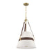 Savoy House - 7-5627-3-322 - Three Light Pendant - Corinth - Warm Brass