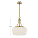 Savoy House - 7-6034-3-322 - Three Light Pendant - Octave - Warm Brass