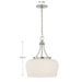 Savoy House - 7-6034-3-SN - Three Light Pendant - Octave - Satin Nickel