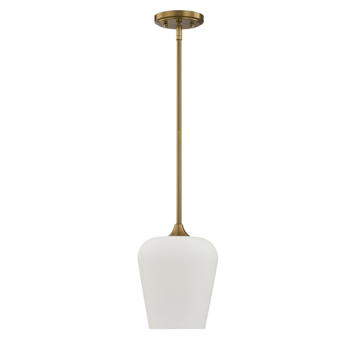 Savoy House - 7-6036-1-322 - One Light Pendant - Octave - Warm Brass