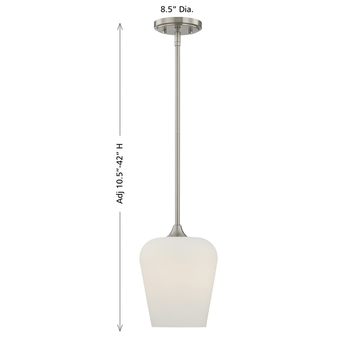 Savoy House - 7-6036-1-SN - One Light Pendant - Octave - Satin Nickel
