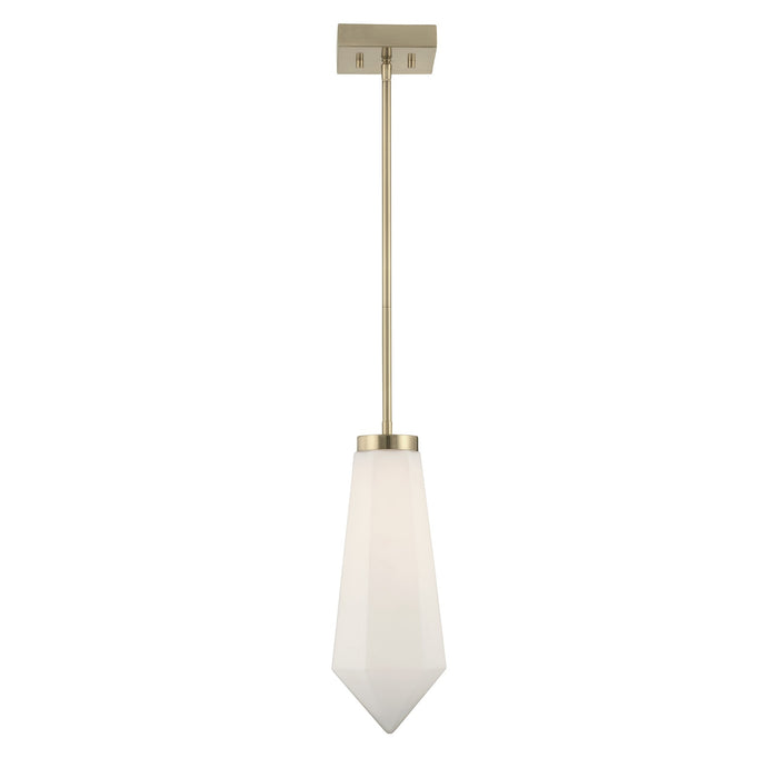 Savoy House - 7-6121-1-127 - LED Pendant - Leland - Noble Brass