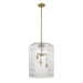 Savoy House - 7-6209-3-322 - Three Light Pendant - Reddick - Warm Brass