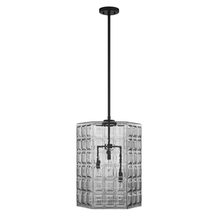 Savoy House - 7-6209-3-89 - Three Light Pendant - Reddick - Matte Black