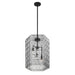 Savoy House - 7-6209-3-89 - Three Light Pendant - Reddick - Matte Black