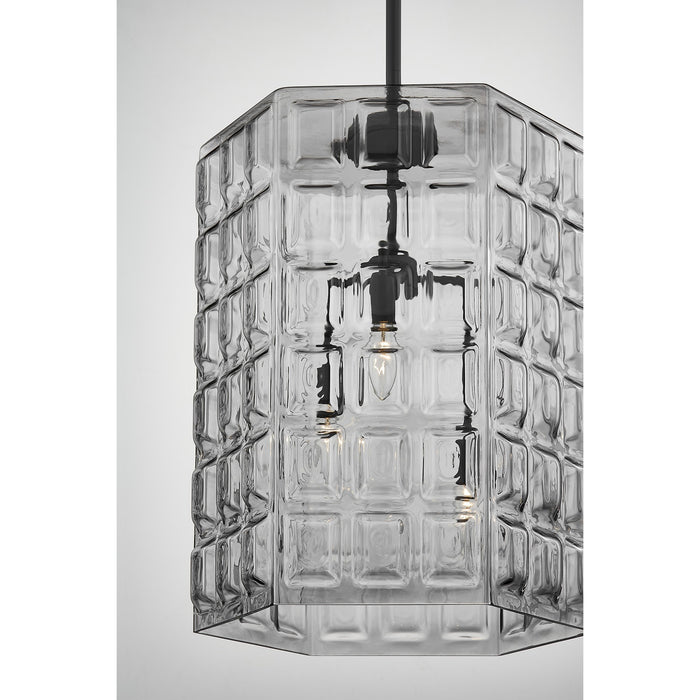 Savoy House - 7-6209-3-89 - Three Light Pendant - Reddick - Matte Black