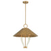 Savoy House - 7-6308-4-322 - Four Light Pendant - Hearne - Warm Brass