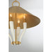 Savoy House - 7-6308-4-322 - Four Light Pendant - Hearne - Warm Brass
