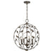 Savoy House - 7-6704-4-334 - Four Light Pendant - Laska - Enchanted Bronze