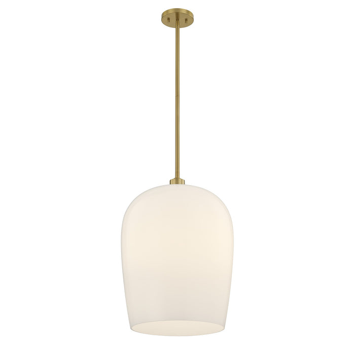Savoy House - 7-7209-1-322 - One Light Pendant - Livingston - Warm Brass