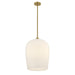 Savoy House - 7-7209-1-322 - One Light Pendant - Livingston - Warm Brass