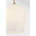 Savoy House - 7-7209-1-322 - One Light Pendant - Livingston - Warm Brass