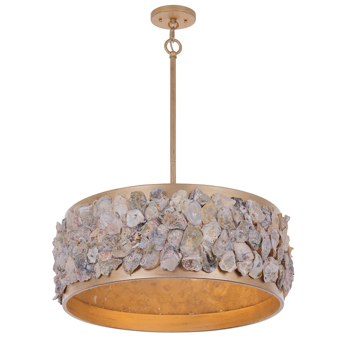 Savoy House - 7-8401-4-342 - Four Light Pendant - Leanne - Chandon