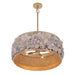 Savoy House - 7-8401-4-342 - Four Light Pendant - Leanne - Chandon