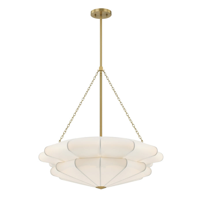Savoy House - 7-9153-3-322 - Three Light Pendant - Coppell - Warm Brass