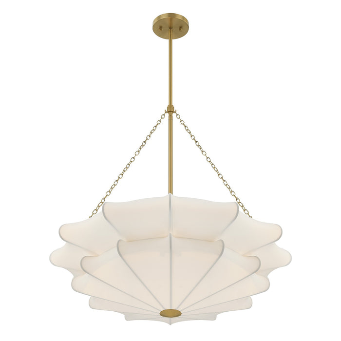 Savoy House - 7-9153-3-322 - Three Light Pendant - Coppell - Warm Brass