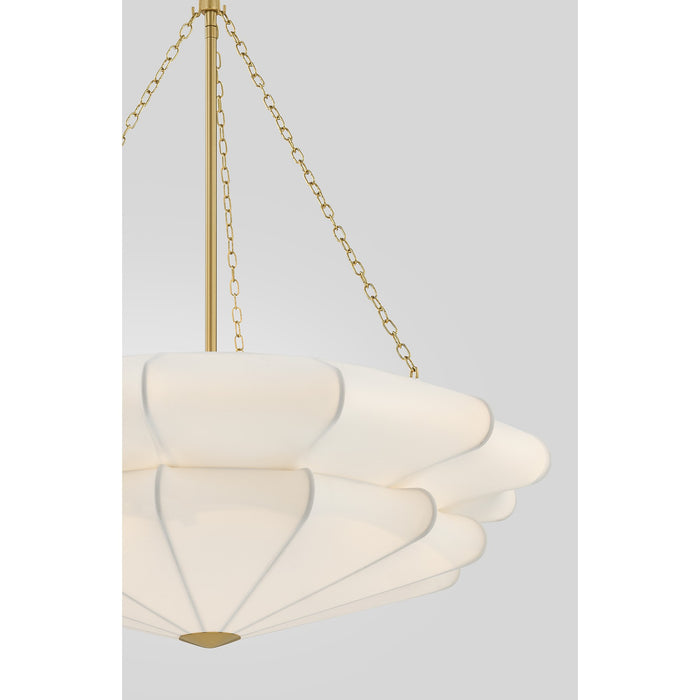 Savoy House - 7-9153-3-322 - Three Light Pendant - Coppell - Warm Brass