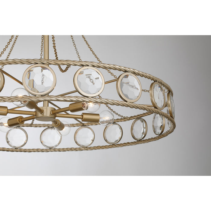 Savoy House - 7-9380-6-338 - Six Light Pendant - Cologne - Opulent Gold