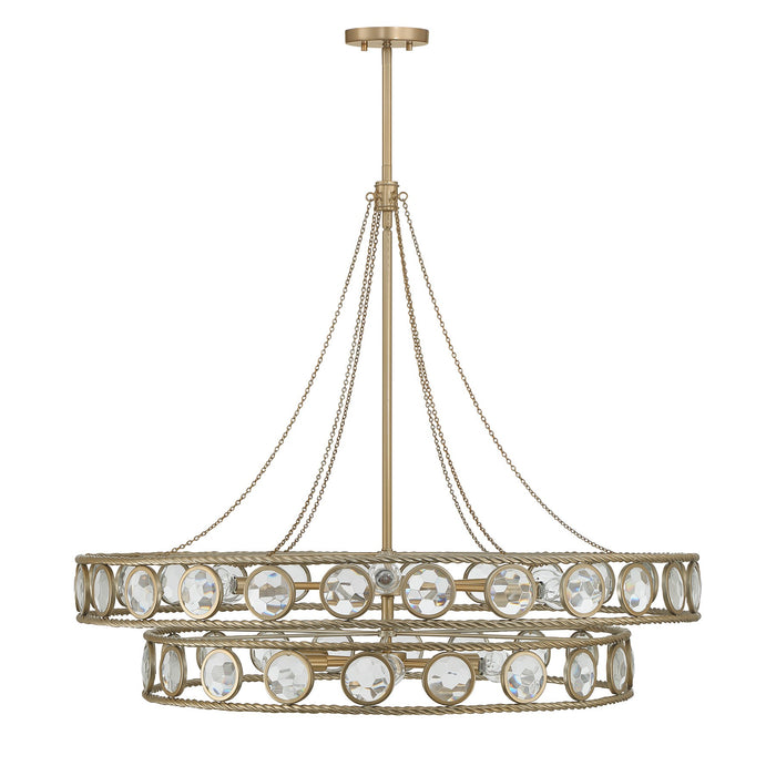 Savoy House - 7-9381-12-338 - 12 Light Pendant - Cologne - Opulent Gold