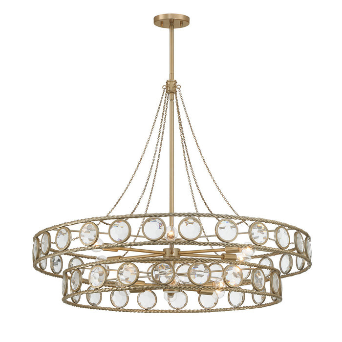 Savoy House - 7-9381-12-338 - 12 Light Pendant - Cologne - Opulent Gold