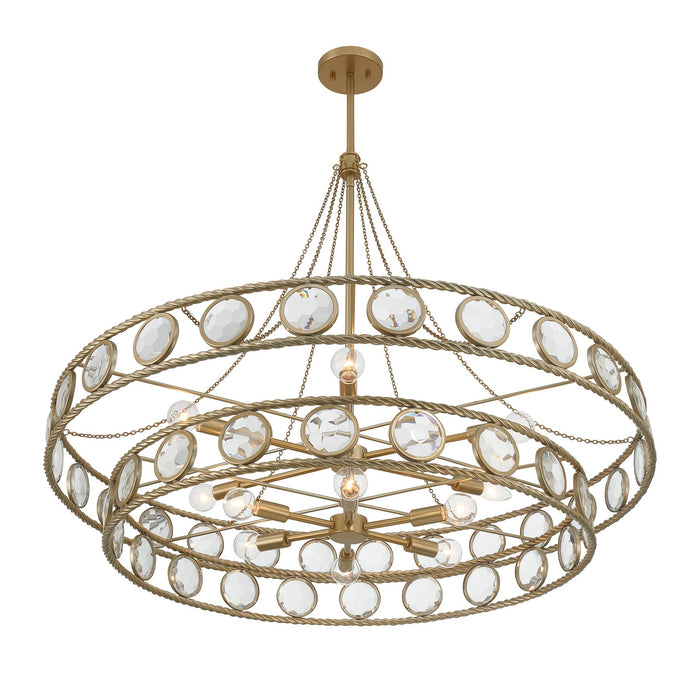 Savoy House - 7-9381-12-338 - 12 Light Pendant - Cologne - Opulent Gold