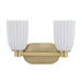 Savoy House - 8-1245-2-127 - Two Light Bathroom Vanity - Baldwin - Noble Brass