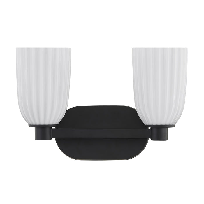 Savoy House - 8-1245-2-BK - Two Light Bathroom Vanity - Baldwin - Matte Black
