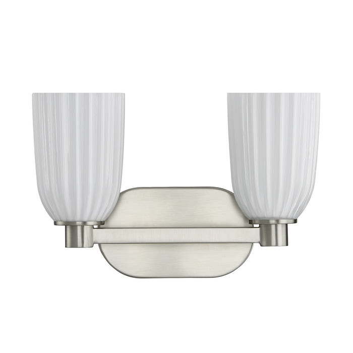 Savoy House - 8-1245-2-SN - Two Light Bathroom Vanity - Baldwin - Satin Nickel